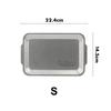 Nordic Style Serving Tray Vintage Series Stainless Steel Dishes Plates for Serving Kitchen Tableware