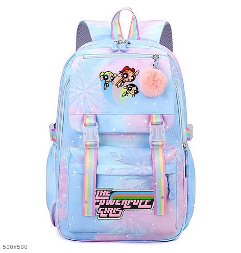 Animation Cartoon Flying Policewoman Printing High Value Fashion Student Schoolbag Campus Trend Leisure No specifications