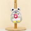 Pendant Keyrings Gift Plush Cute Penguin Turn Into Bear Rabbit Keychain Women Bag Ornaments Toy Soft Pom Ball Car Key