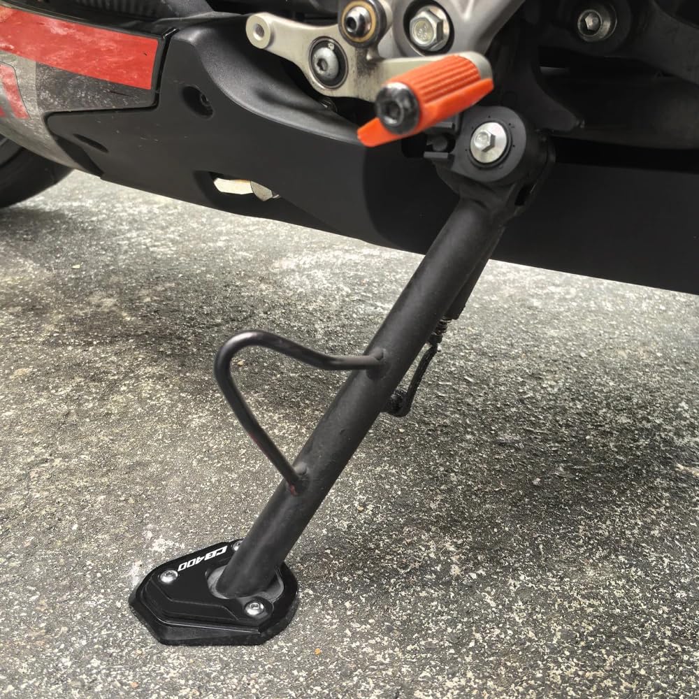 FOR CB400 CB400SF 1998-2024 Motorcycle Side Stand Extension Pad Support Plate Stand Expansion