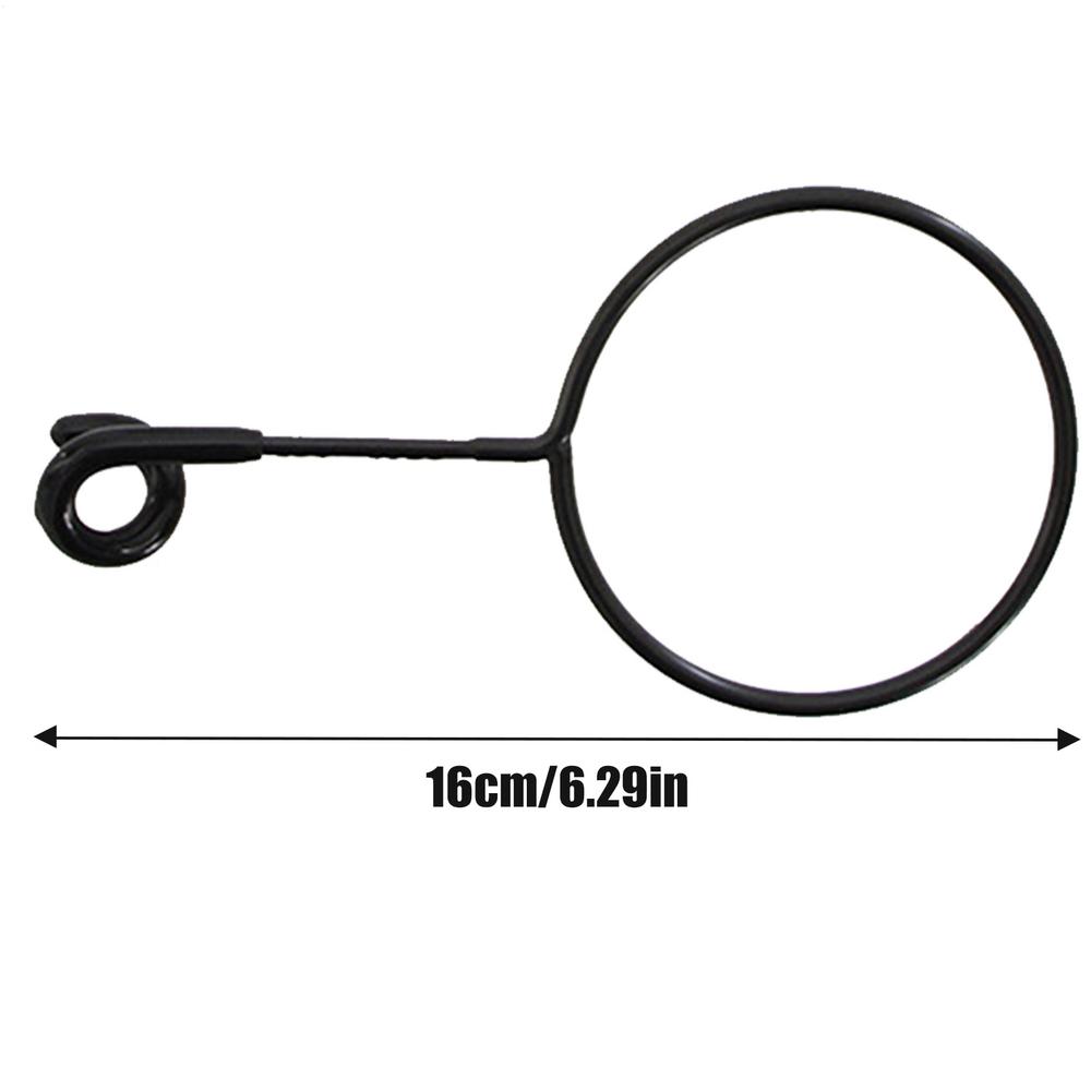 Outdoor Lamp Hook Hanger Pole Mount Hooks Black Pole Attachment Hanger Multi Camping Lights Hook/ Cup Holder/ Bowl Holder