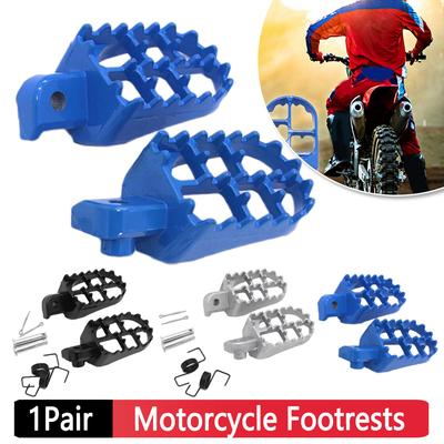 1 par Breda Tjocka Fotpinnar Pedal Metall Motorcykel Fotpinnar Pedaler Aluminium Fotstöd för Yamaha PW50 PW80 för Honda XR50R CRF50