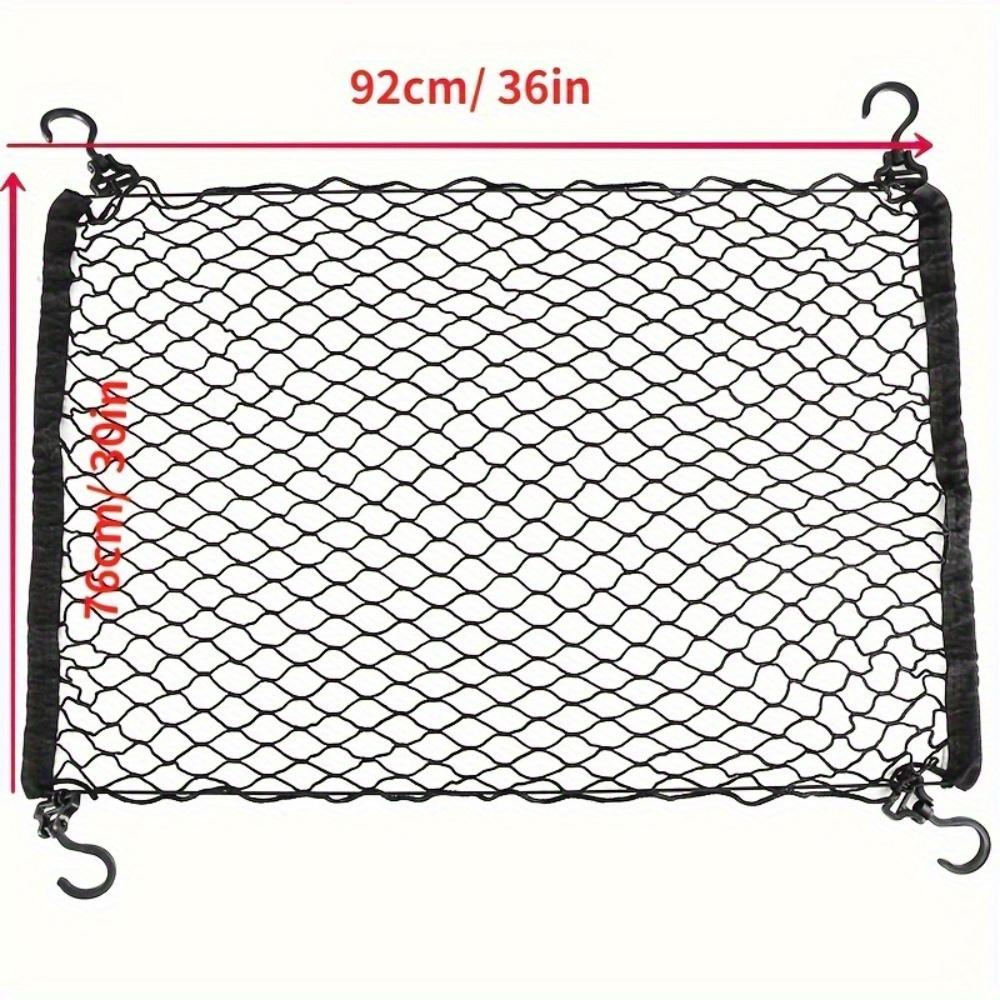

Эластичная нейлоновая сетка для складной тележки, садовой тележки, складной тележки, пляжной тележки, сверхпрочная нейлоновая сетка с сумкой для хранения чёрный