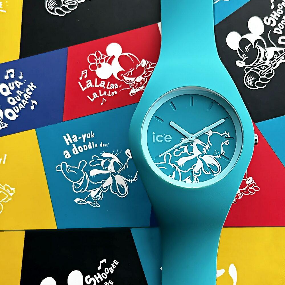 Ice Watch Наручные часы Disney коллаборация для взрослых подходят мужчинам женщинам. подарок парню девушке с Гуфи. Зеленый силикон 40 мм средний размер идеально