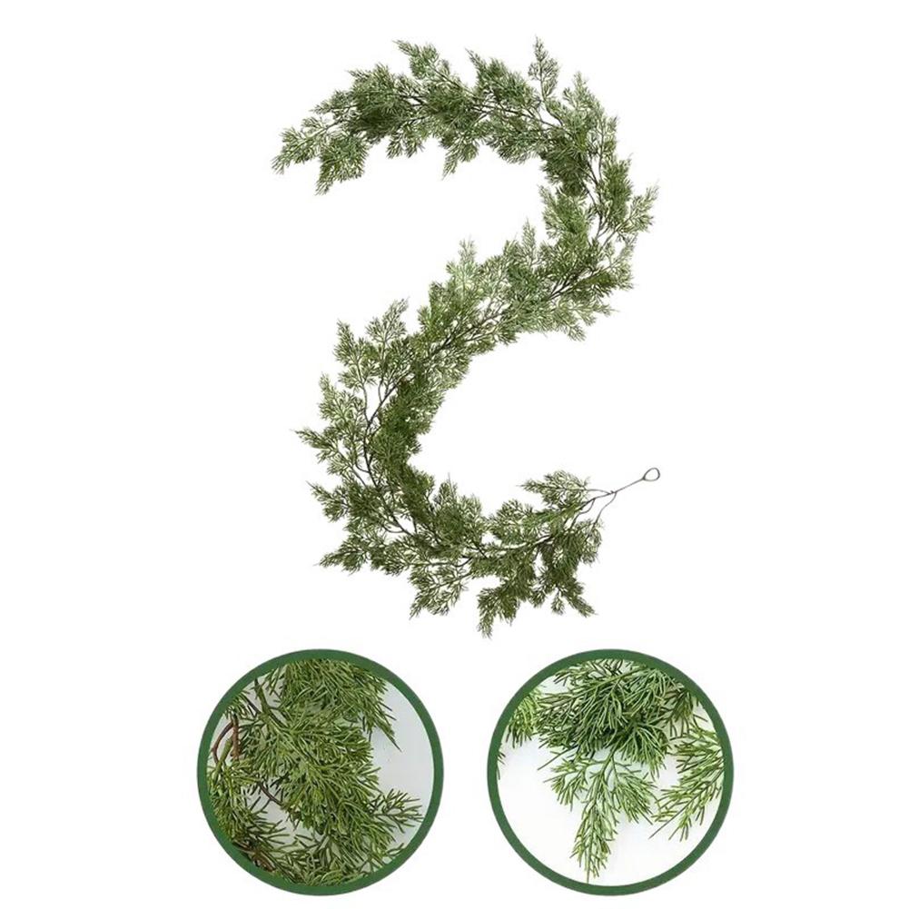 180cm Girlande Weihnachtsdekorationen Für Zuhause Esstisch Kaminvorbau Veranda Winter Weihnachtsdeko Wandbehang Treppenschmuck