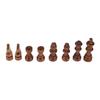 Wooden Chessmen with 2.17in King Wooden Chess Pieces With Plastic Film Chessboard for Adults Kids Toy