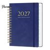 Agenda Appuntamenti A5 2027 Planner Settimanale Spiralato, Calendario Settimanale 365 Giorni con Organizer Copertina Rigida Elastico, 140 Pagine Carta Spessa