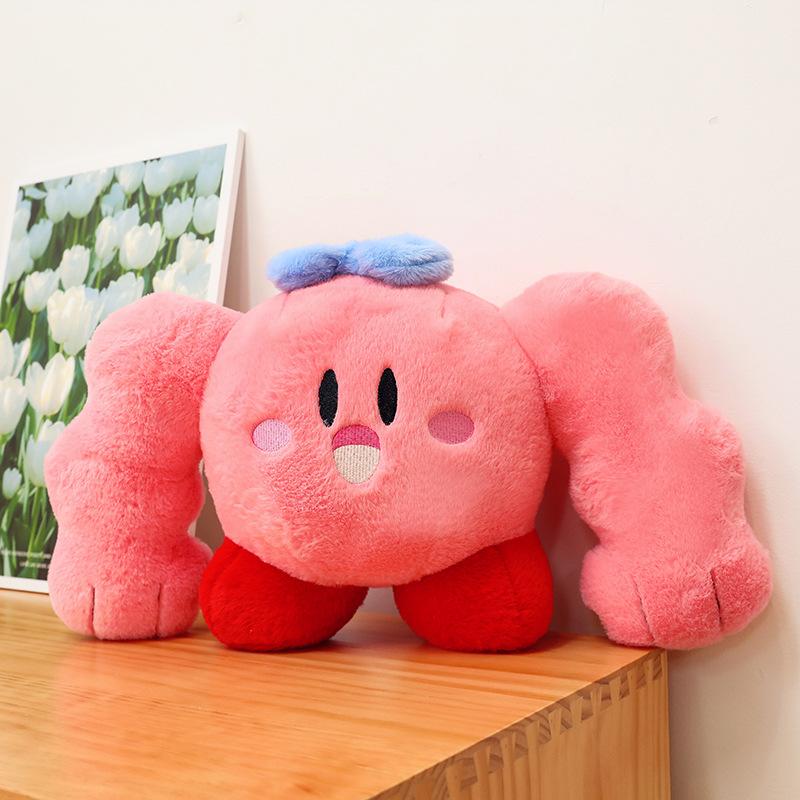 Latest Kirby Pillow Animation Muscle Plush Doll Stuffed Animal Peripheral Children'S Birthday Present Household Stuffed Animal Plushies Toy