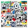 50 Football Doodle Personalized Cartoon Sports Creative DIY Skateboard Suitcase Stickers Waterproof