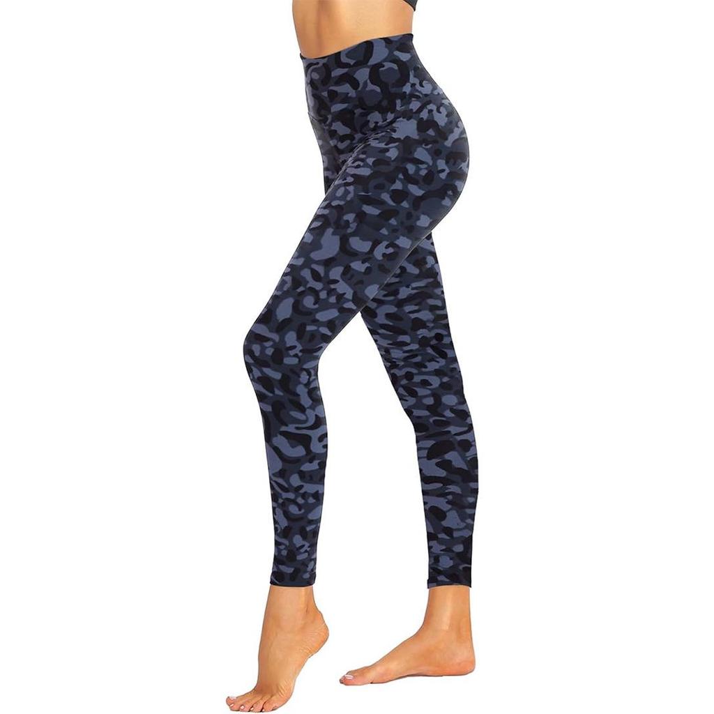 Leopard Print High-Waisted Yoga Leggings for Women