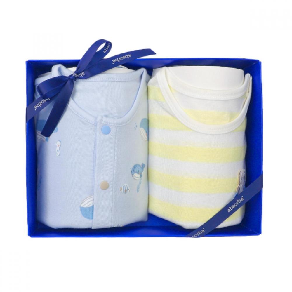 

Absorba Worry 7 8 Inner + Blonoble Half Sleeve Set A1b10388 A1313081 blue+yellow/80(6-12M)