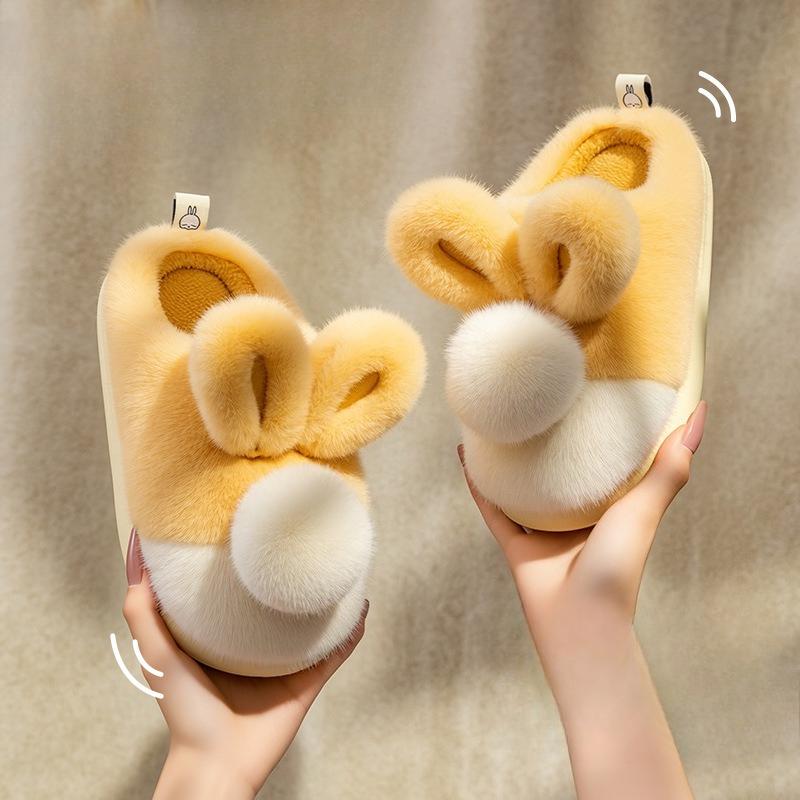 Neue, Niedliche, Warme und Fleece-Baumwollschuhe und Hausschuhe für Damen