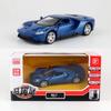 Model auta Ford GT v měřítku 1/36, stahovací autíčko s otevřenými dveřmi pro děti Batole Kluci Dívčí Dárková kolekce