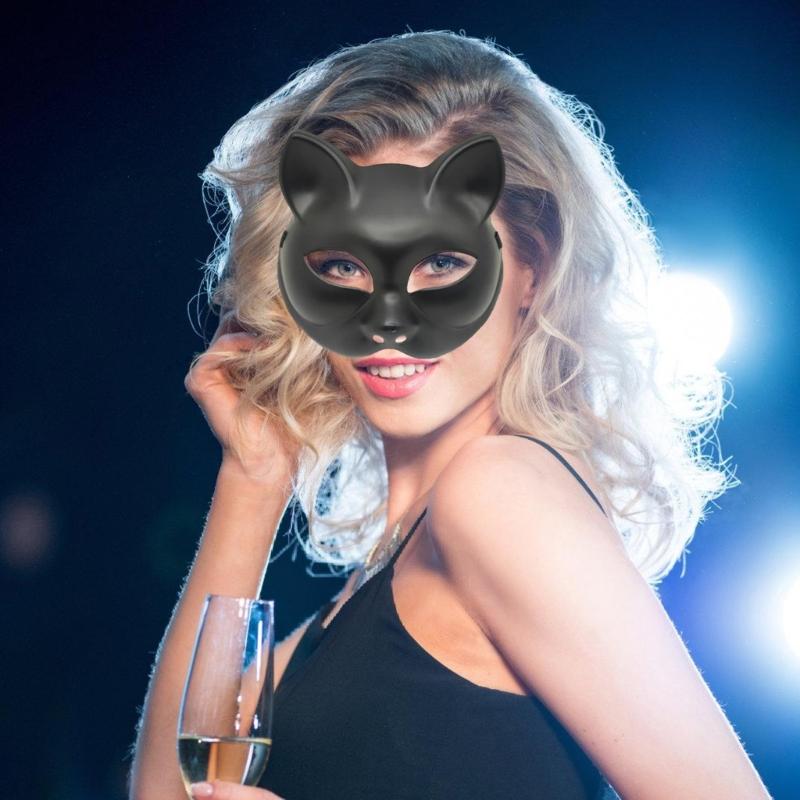 Cats Mask Carnival Mask Animal Mask Half Face Mask Masquerade Mask Dress Up Mask Halloween Party Mask