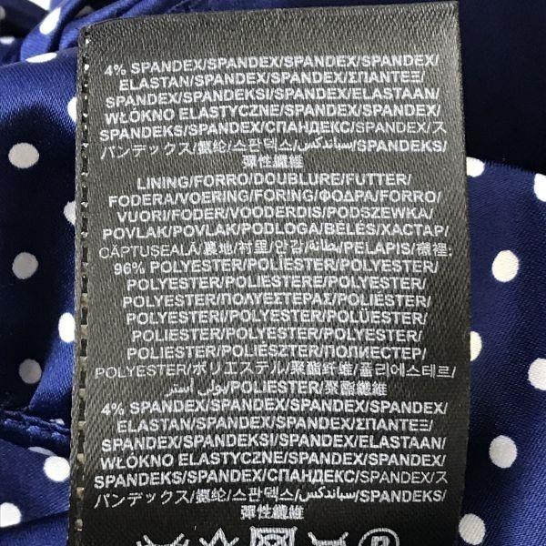 GUESS / Tight Knee-Length Dress / With Cups [Women’s 10 / L / Blue / Polka Dot](USED)