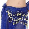 Thaïlande/Inde/Danseuse Arabe Jupe à Sequins et Franges Femmes Sexy Danse du Ventre Foulard de Hanche Ceinture Enroulable Jupe de Danseuse Costumes de Spectacle Féminins