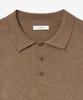 VTWO Cool Washable Polo Knit (Brown)