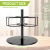360° Rotatable Cup Organizer 40oz Cup Carbon Steel Tumbler Holder 3 Slots Water Bottle Storage Rack Cup Accessories for Kitchen