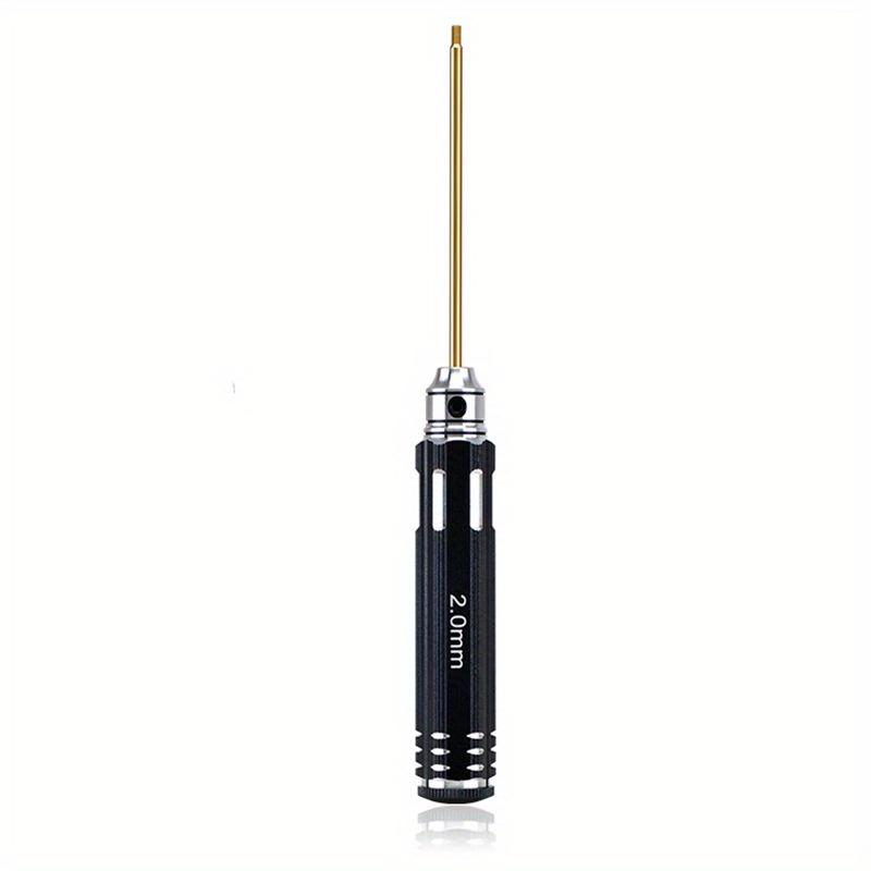 4pcs/set RC Outer Hexagonal 1.5, 2.0.2.5.3.0mm. High Speed Steel Titanium Plated Aircraft Model Tool Screwdriver
