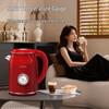 German Retro Electric Kettle with Anti-Scald Design, Constant Temperature Control, and Built-In Thermometer