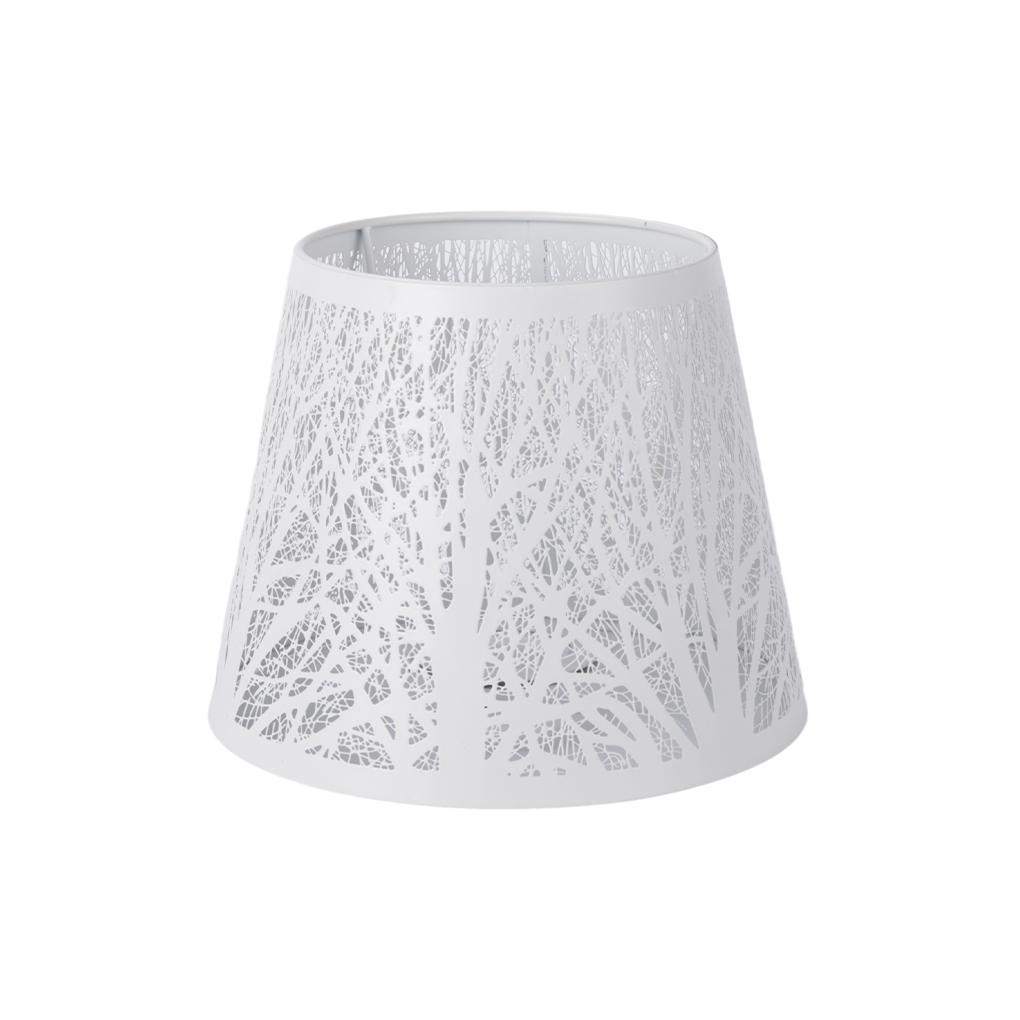 

Металлический универсальный абажур, простая установка, для мгновенного обновления абажура для украшения дома белый