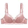 French seamless gathering thin lifting anti-sagging collection sub-breasts pure lace text