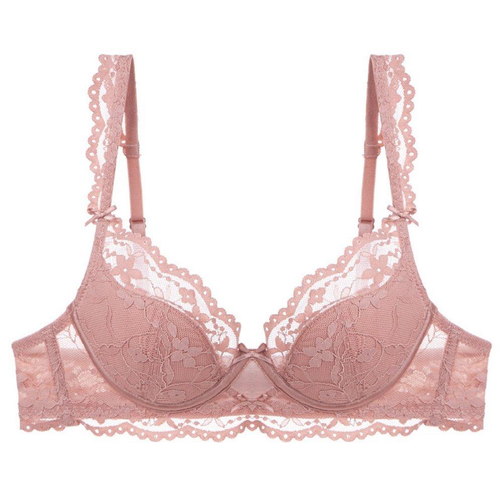 French seamless gathering thin lifting anti-sagging collection sub-breasts pure lace text