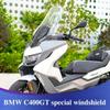 For 2010-2024 BMW C400GT Motorcycle Windshield Modified Windproof Enlarged Heightened Sunshade and Chest Guard Panel Accessories