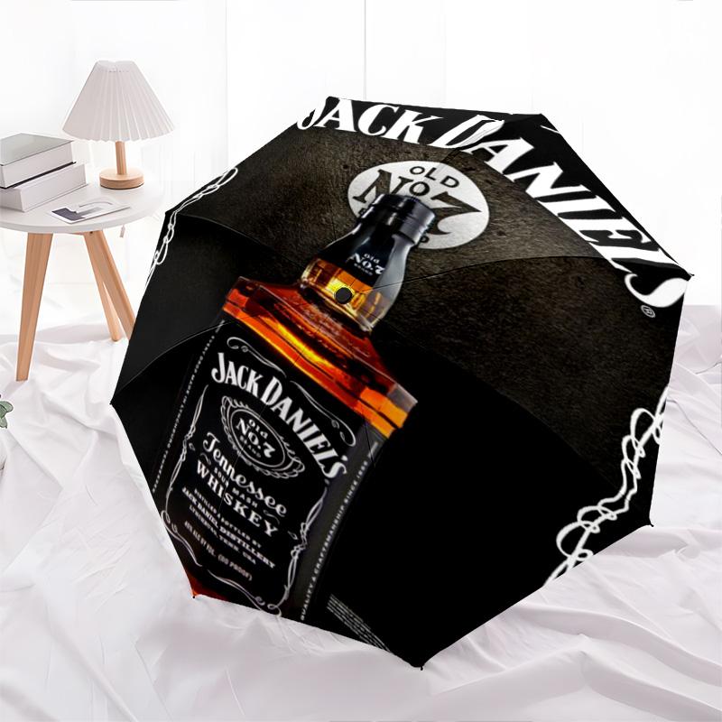 Jack Daniel's Legacy Automatic Umbrella - Suitable Travel Outdoor Portable Umbrella Birthday Gift Daily Essentials