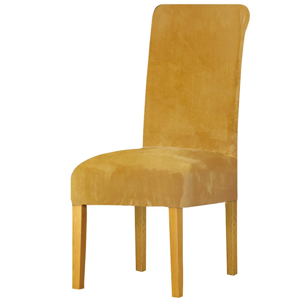 Velvet Chair Cover for Household Chair Cover Skin-friendly Silver Fox Velvet Chair Cover Hotel Restaurant Dining Chair Cover