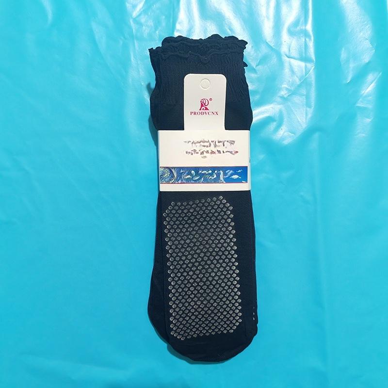 10 Pairs of Women Spring and Summer Lotus Leaf Edge Not Leg Wide Mouth Massage Bottom Loose Non Slip Tube Socks