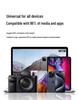 A8 Wireless Lavalier Microphone: 3-in-1 Noise Reduction for Outdoor Live Audio Recording & Universal Camera Use