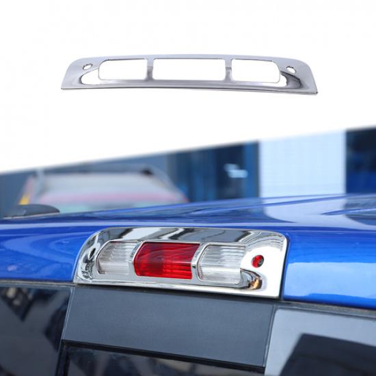 3-Layer Chrome Center Rear 3rd Brake Tail Light Lamp Cover For 2009-18 Dodge Ram