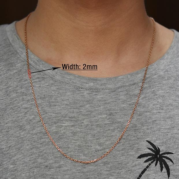 Fashion Women Men Stainless Steel Rolo Link O Chain Necklace for DIY Charm Pendant Metal Choker Jewelry Accessories Christmas