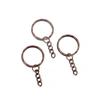 10 Teile/los 25mm Schlüssel Ring Schlüsselanhänger Gold Farbe Rhodium Runde Split Schlüsselbund Schlüsselanhänger für DIY Schmuck Machen Entdeckungen zubehör
