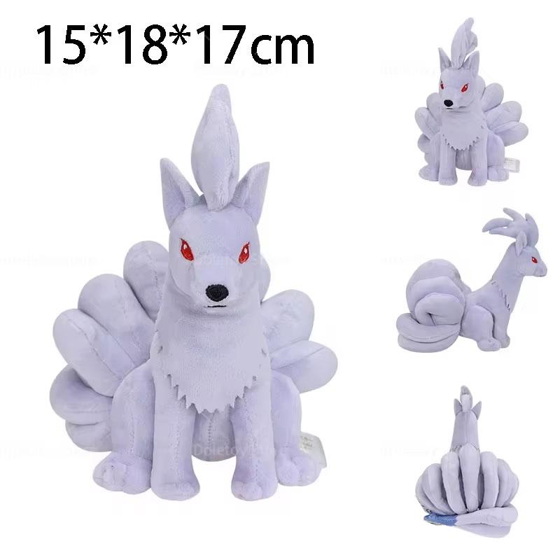 New Pokemon Plush Hisuian Zorua Cubone Gyarados Shiny Shinx Ninetales Skeledirge Butterfree Mewtwo Anime Stuffed Kid Xmas Gift
