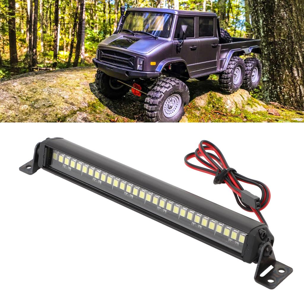 RC Light Bar 30 LED 5.4 Inch Aluminum Alloy Super Bright RC Car Roof Lamp Spotlight for Axial SCX10 1/10 RC Crawler Cars
