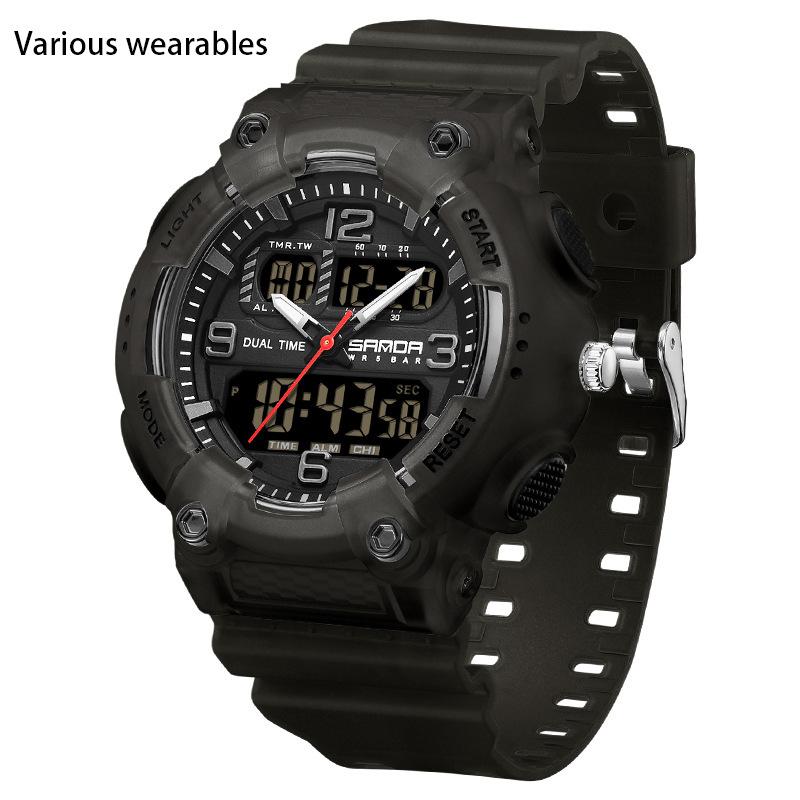 New Couple Electronic Watch Junior High School Student Multifunctional Outdoor Sports Electronic Watch