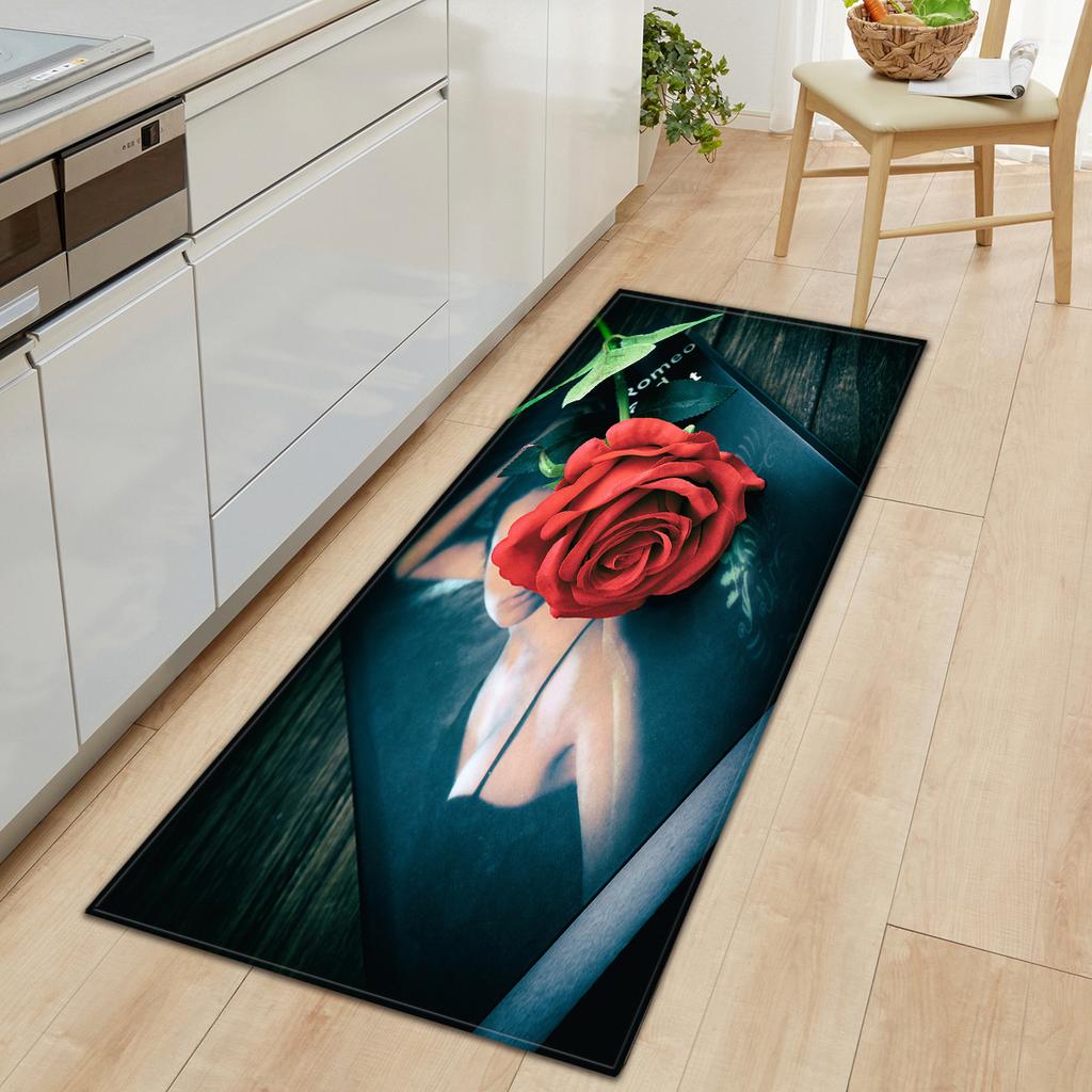 Valentine'S Day Carpet Long Floor Mat Love Theme Doormat