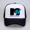 Mtv Music Television pesapallimüts Unisex Lahedad välimütsid Retro Rock Hip Hop TV Heledast võrkmaterjalist mütsid gorras
