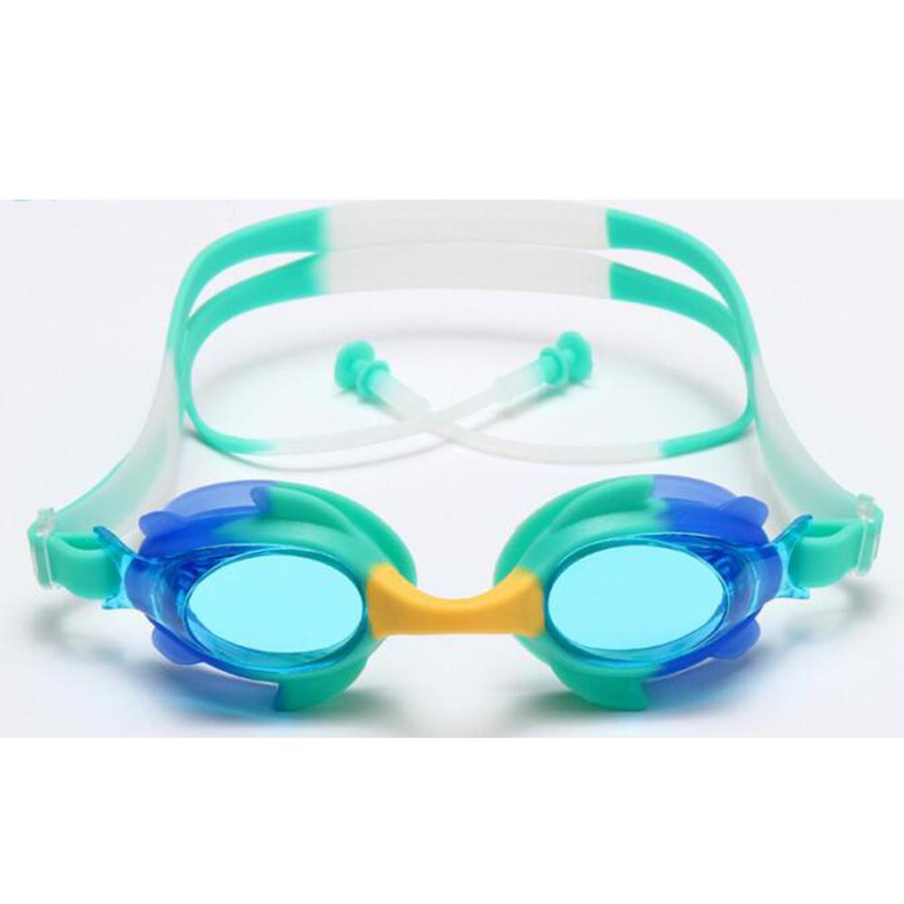 Children Swimming  Goggles With Earplugs 4511 Anti-fog Waterproof Diving Glasses