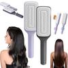 One Key Cleaning Airbag Hair Brush Rotatable Retractable Hair Comb Scalp Massage Brush  for Women