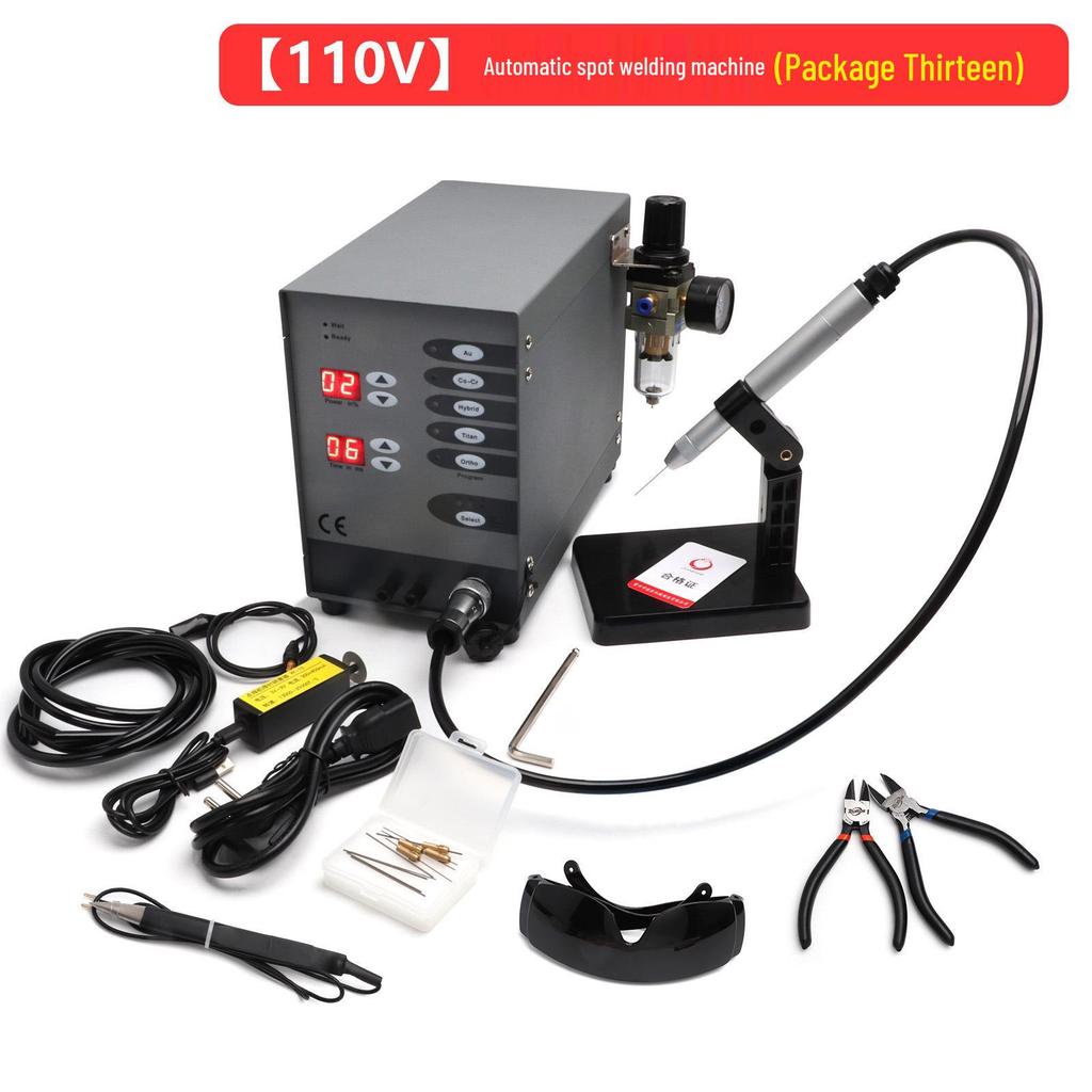 2025 High-Power Spot Welder for Dental, Orthodontic, CNC, Argon Arc, Gold, Silver, Jewelry, Necklace Welding