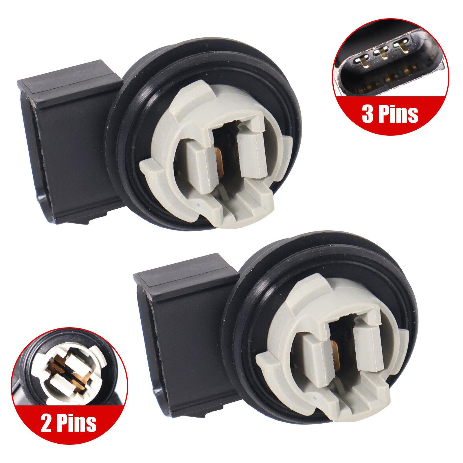 2x Turn Signal Light Bulb Socket Front Tail Lamp Holder For Ford 2U5Z13411DA