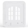 Self-Closing Dog Screen Door Reinforced Dog Sliding Door Screen Pet Lockable Screen Door  Patio