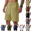 Herren Freizeit-Sportshorts Elastischer Bund Kordelzug Leichtes atmungsaktives Gewebe Geeignet für Sport und Freizeit