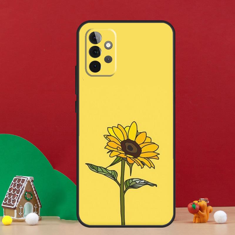 Daisy Sunflower Floral Flower Case For Samsung Galaxy A56 A33 A13 A36 A23 A52 A32 A12 A54 A34 A14 A16 A53 A15 A35 A55 A17