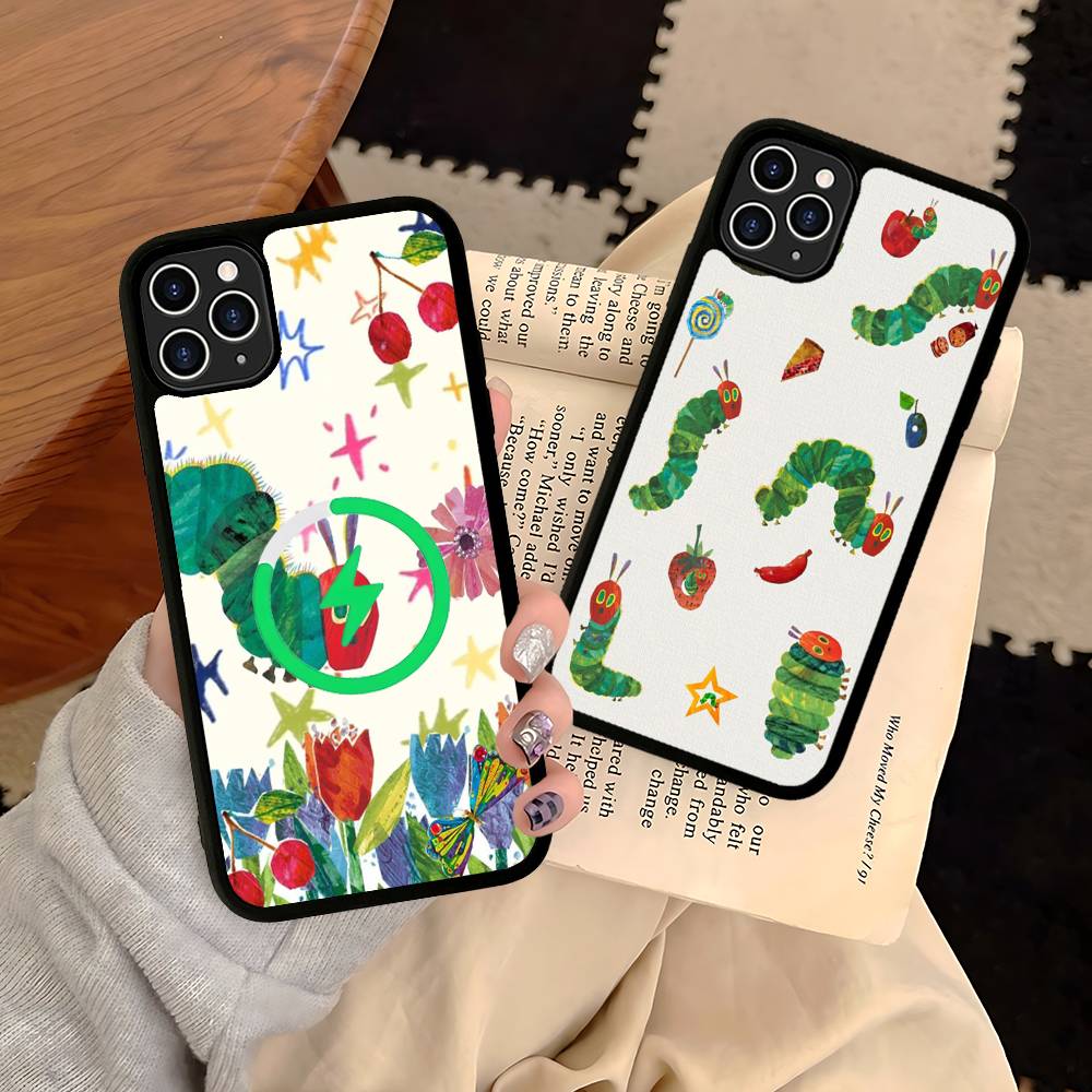 The Very Hungry Caterpillar For Magnetic Wireless Phone Case For IPhone 11 12 13 14 15 16 17 Pro Max Plus Cover