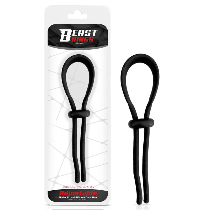Wider Arrest Adjustable Solid Silicone Penis Ring