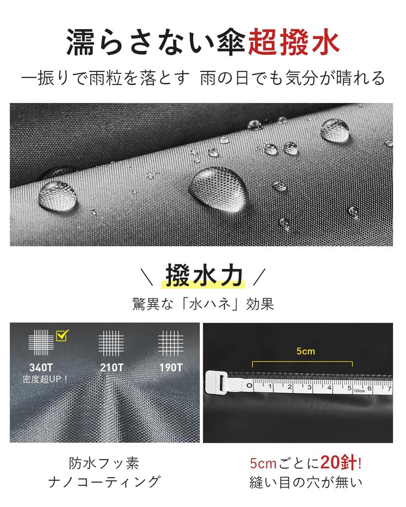 Inverted Folding Automatic Opening and Folding for Both Sunny and Rainy Large Umbrella for Men and Resistant To Strong UV for Heat UV Super Water